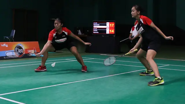 Jovita Aneira Prasma Hasya dan Nahya Muhyifa - Liga PB Djarum 2020 - Bulu Tangkis