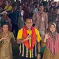 Wakil Ketua Komisi IX DPR RI, Emanuel Melkiades Laka Leka dalam kunjungannya ke Desa Taaba, Kecamatan Wewiku, Kabupaten Malaka, Nusa Tenggara Timur.