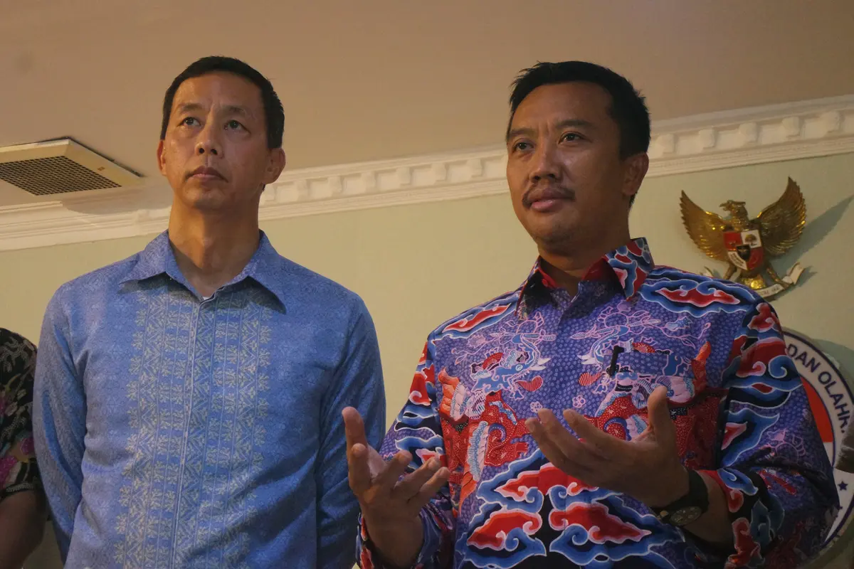 Richard Sam Bera dan Imam Nahrawi