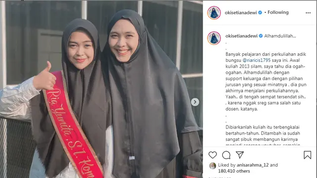 Ria Ricis sabet gelar sarjana