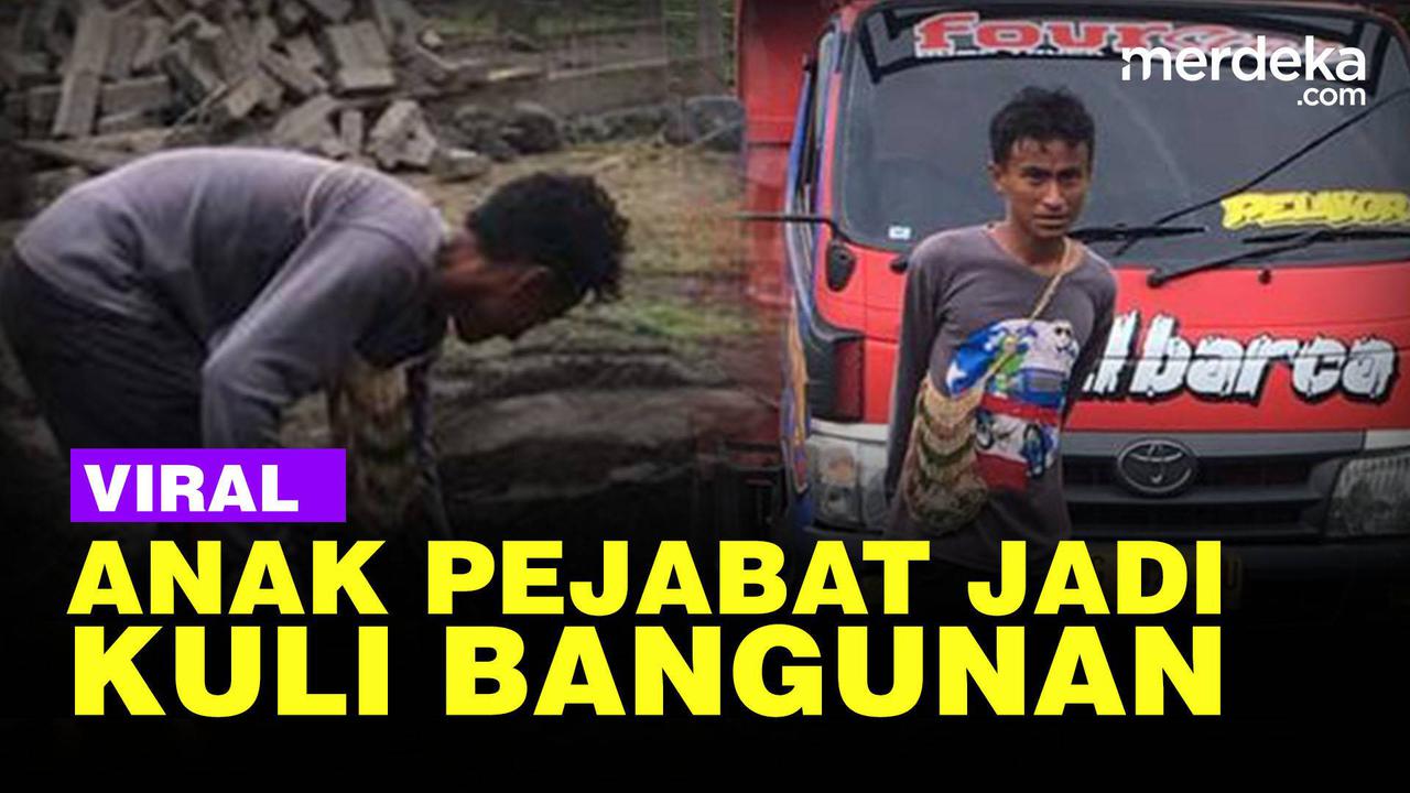 VIDEO: Pilih Hidup Bersahaja, Rafdi Anak Pejabat Pemerintah Tidore Jadi Kuli Bangunan