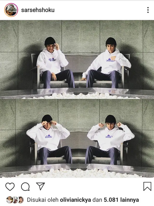 Unggahan Sarah Sechan. (Foto: Instagram @sarsehshoku)