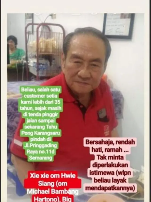 Orang Terkaya Indonesia Makan di Warung Tahu Pong