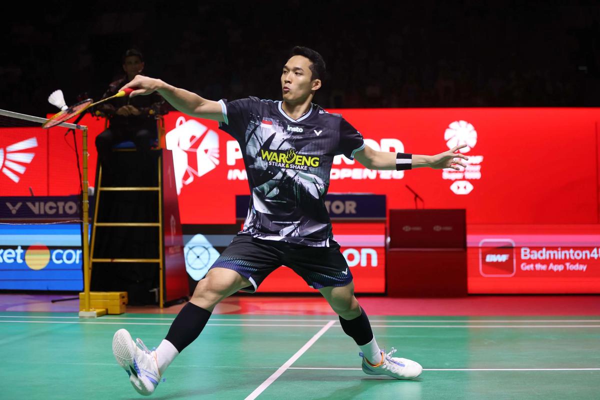 FOTO: Jonatan Christie Gagal Raih Gelar Indonesia Open 2026