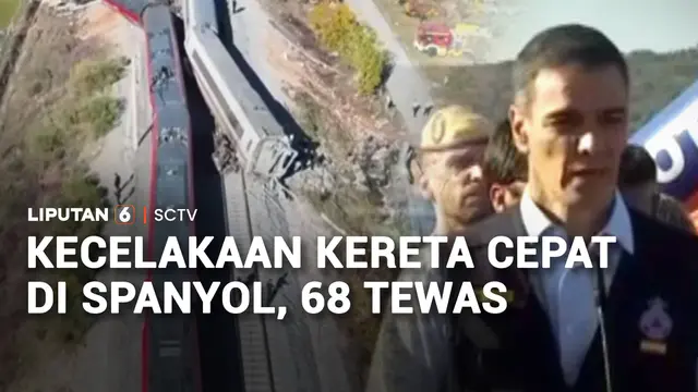 Tragedi Kereta Cepat Spanyol Tabrakan: 68 Tewas dan 80 Luka