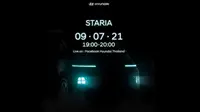 Hyundai Staria Meluncur Pekan Ini, Perdana di Asia Tenggara