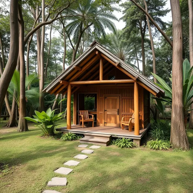 Rumah Sederhana di Kebun