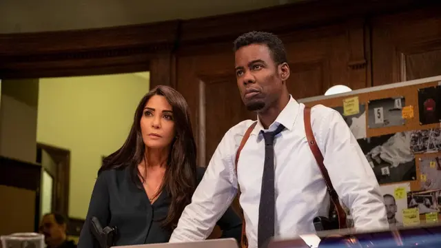 Kapten Angie diperankan aktris Marisol Nichols dalam Spiral. (Foto: Dok. Lionsgate/ IMDb)