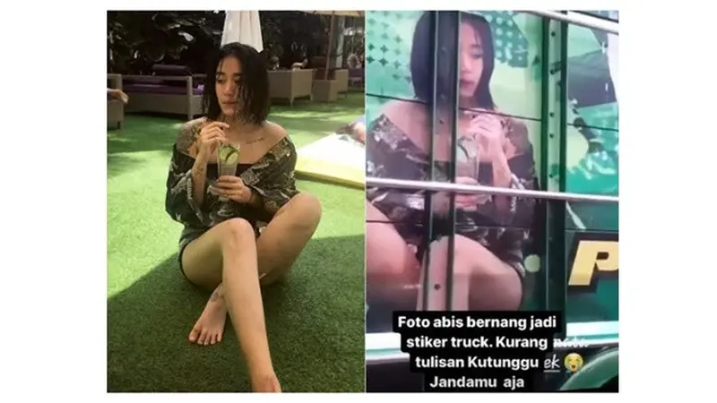 Gambar Artis di Belakang Truk Ini Bikin Tepuk Jidat, Terbaru Chef Renatta