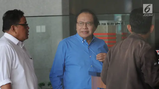 Ekspresi Rizal Ramli Saat Penuhi Panggilan KPK