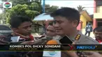 Guna mencari pelaku teror bom pipa di Mapolsek Bontoala, Inafis, Polda Sulawesi Selatan, dan Densus 88 Anti Teror Polri lakukan olah TKP.