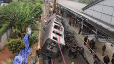 Situasi Krusial Jalur Lengkung Sebelum Argo Bromo Anggrek Tabrak KRL