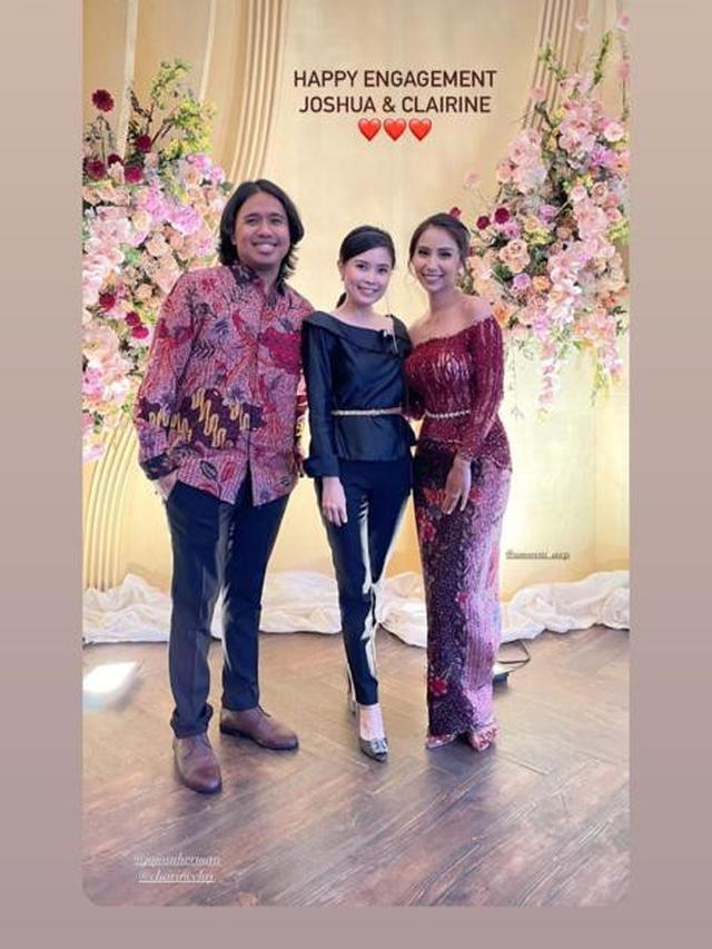 6 Momen Pertunangan Joshua Suherman dan Clairine Clay, Tepat di Hari Ulang Tahun