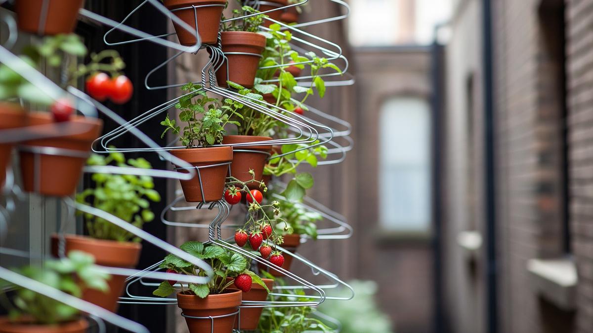 7 Ide Kebun Vertikal dari Gantungan Baju Bekas di Rumah Sempit, Solusi Kreatif Lahan Terbatas