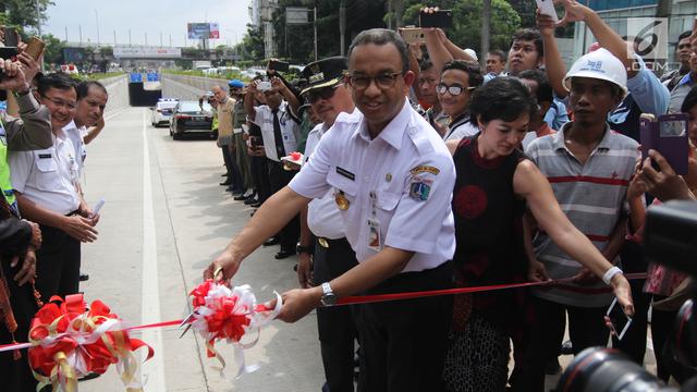 Anies Baswedan Resmikan Lintas Bawah Kartini Lebak Bulus