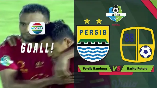 VIDEO: Highlights Liga 1 2018, Persib Bandung Vs Barito Putera 3-3