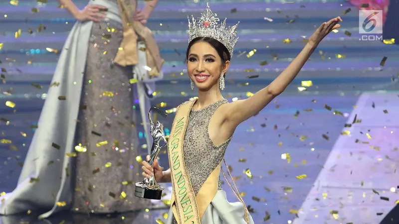 Nadia Purwoko Berhasil Merebut Mahkota Miss Grand Indonesia 2018