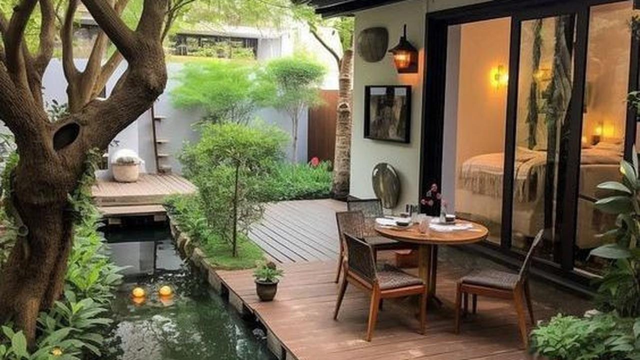 Kolam Ikan Koi di Samping Rumah<br>