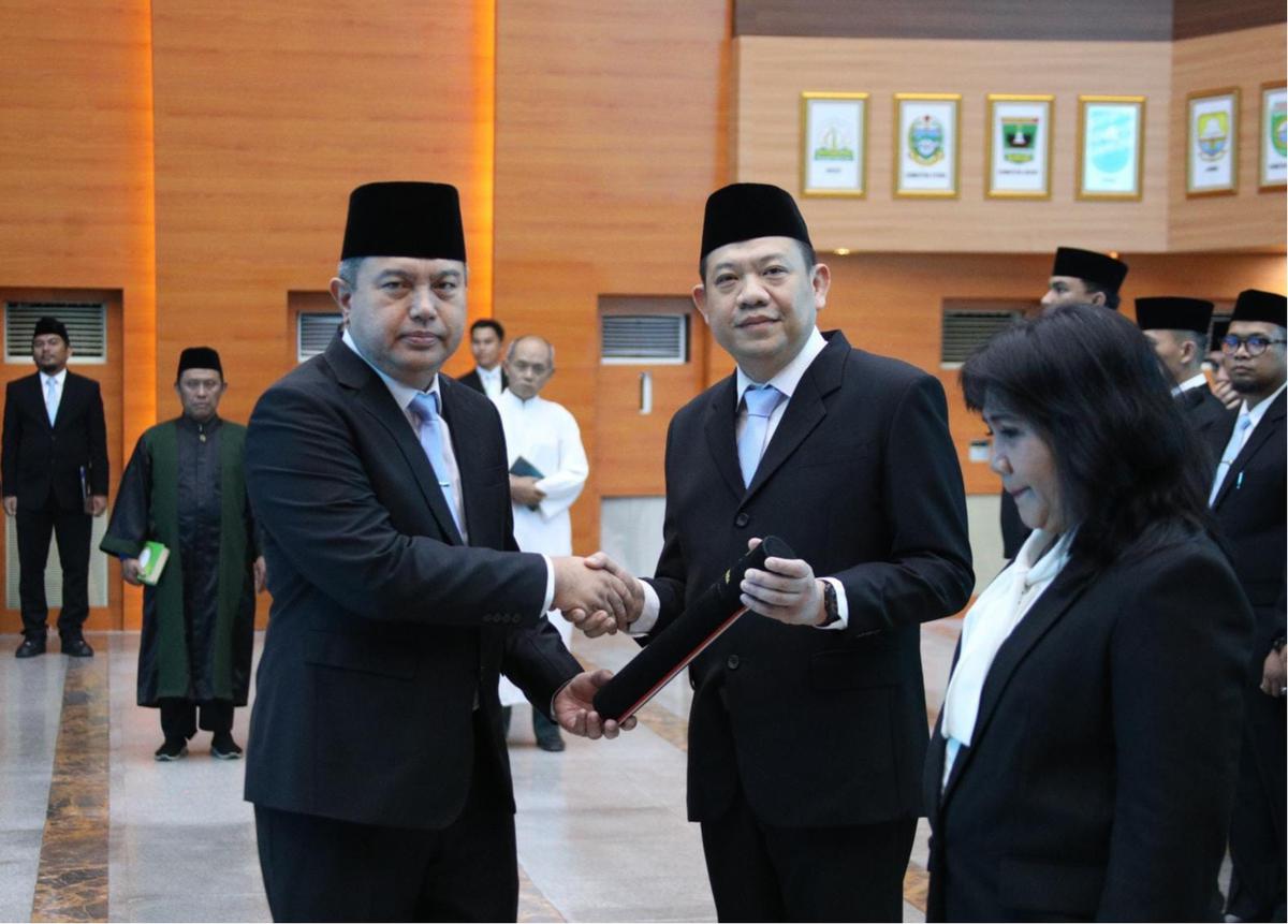 Sekjen Kemendagri Tomsi Tohir Lantik 55 Pejabat Baru