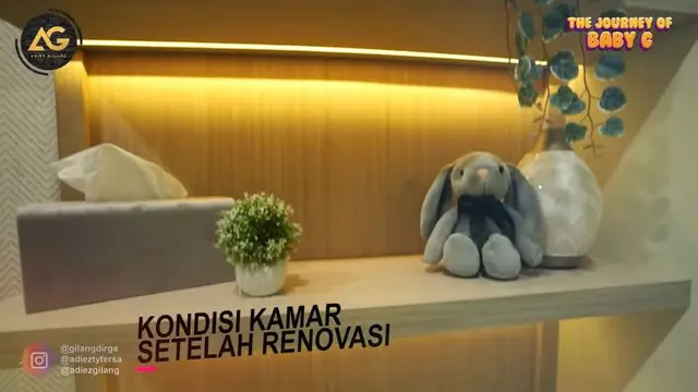 Sambut Anak Pertama, Ini 7 Potret Kamar yang Disiapkan Gilang Dirga dan Adiezty Ferza