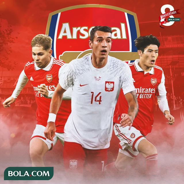 Arsenal - Emile Smith Rowe, Jakub Kiwior, Takehiro Tomiyasu