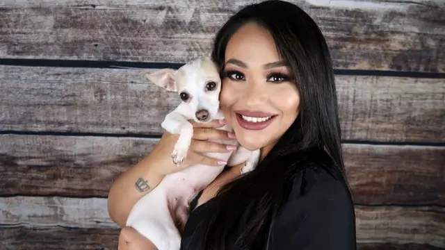 anjing dipasangi kuku palsu