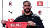 AC Milan resmi mendapatkan tanda tangan Kyle Walker dari Manchester City dengan status pinjaman, Sabtu (25/2/2025) dan opsi pembelian pada akhir musim ini. (dok AC Milan)