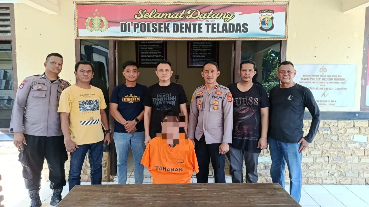 Dilaporkan Istri soal KDRT, Pria di Lampung Malah Datang ke Kantor Polisi Bawa Sajam