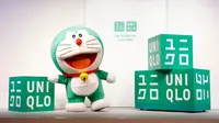 Doraemon dipilih jadi Global Sustainability Ambassador Uniqlo untuk menciptakan dunia yang lebih baik lewat koleksi pakaian (Foto: Uniqlo)