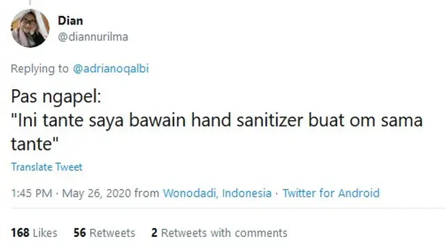 cuitan kocak new normal