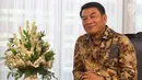 Kepala Staf Presiden Moeldoko saat wawancara dengan KLY di Jakarta, Rabu (16/1). Dalam wawancara tersebut Moeldoko memaparkan kinerja kerja pemerintahan Jokowi-JK hingga saat ini. (Liputan6.com/Angga Yuniar)