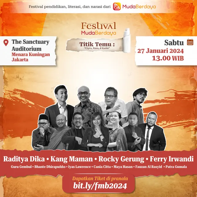 Festival Muda Berdaya berlangsung pada 27 Januari 2024 di Auditorium Sanctuary, Menara Kuningan Jakarta. (Dok: Muda Berkarya)