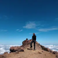 Yuki Kato di puncak Gunung Slamet (Instagram/yukikt)