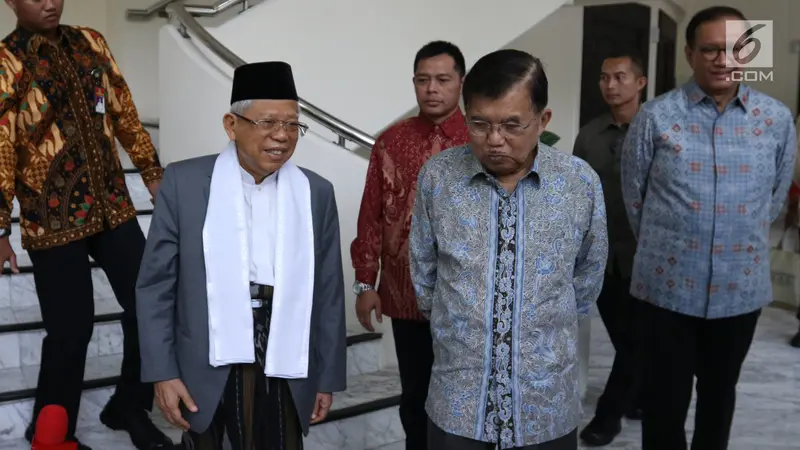 Ma'ruf Amin Temui Jusuf Kalla