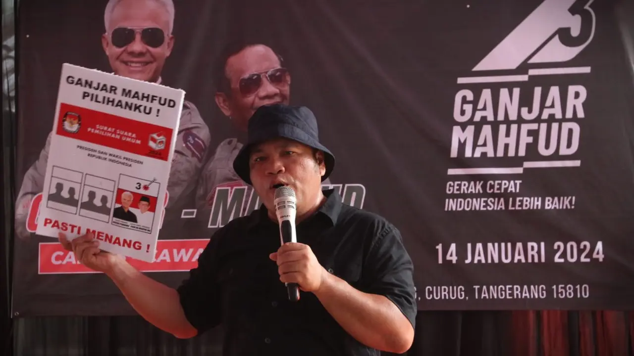 Wakil Ketua Tim Pemenangan Nasional (TPN) Ganjar Pranowo-Mahfud MD, Mustar Bona Ventura