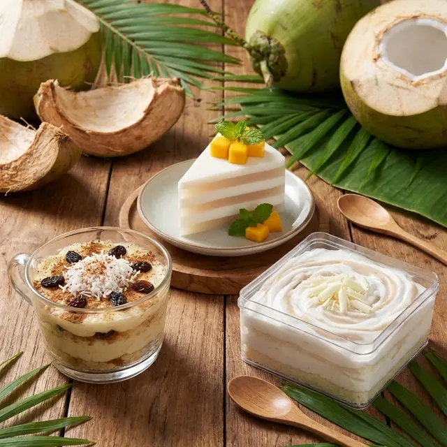 Dessert dari Kelapa Muda