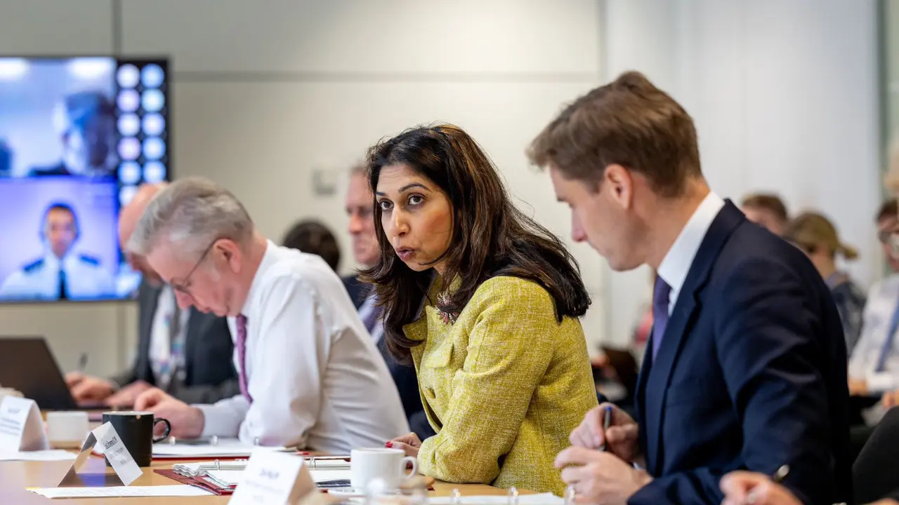 Suella Braverman, menteri dalam negeri Inggris.