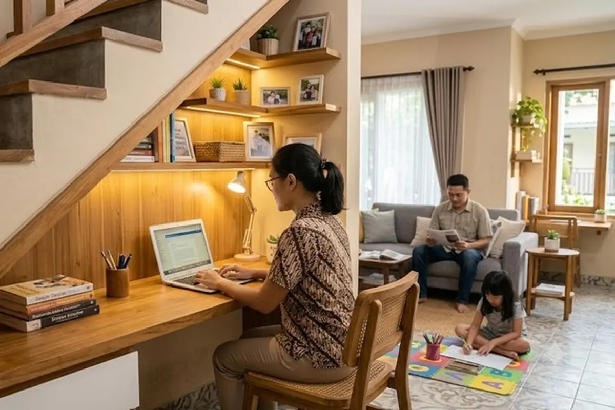 Ide Pocket Office untuk Rumah Tanpa Ruang Kerja