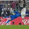 Pemain Maroko Ismael Saibari mencetak gol kemenangan dari titik penalti selama pertandingan sepak bola babak 32 Piala Dunia antara Belanda dan Maroko di Guadalupe, dekat Monterrey, Meksiko, Meksiko, Senin (29/06/2026). (AP Photo/Ricardo Mazalan)