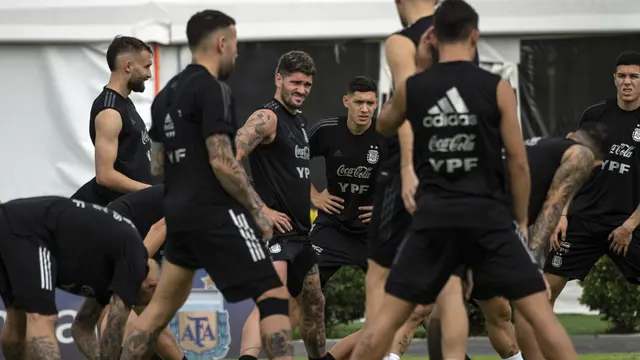 Latihan Argentina Jelang Kualifikasi Piala Dunia 2022 vs Chile