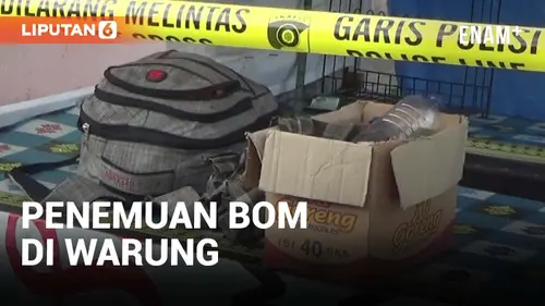 VIDEO: Geger! Penemuan Bom di Warung Padang