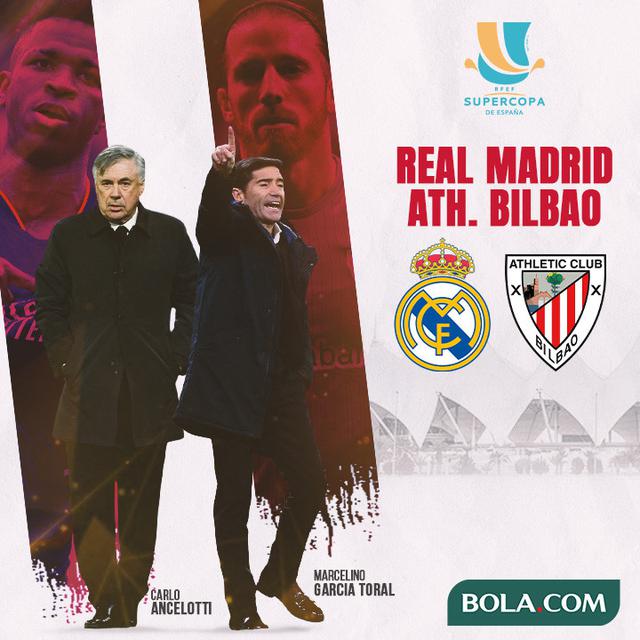 Piala Super Spanyol - Real Madrid Vs Athletic Bilbao