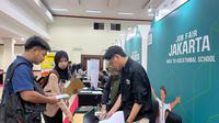 Alya, Pencari Kerja di Jakarta Job Fair (Foto: Winda Nelfira/Liputan6.com)