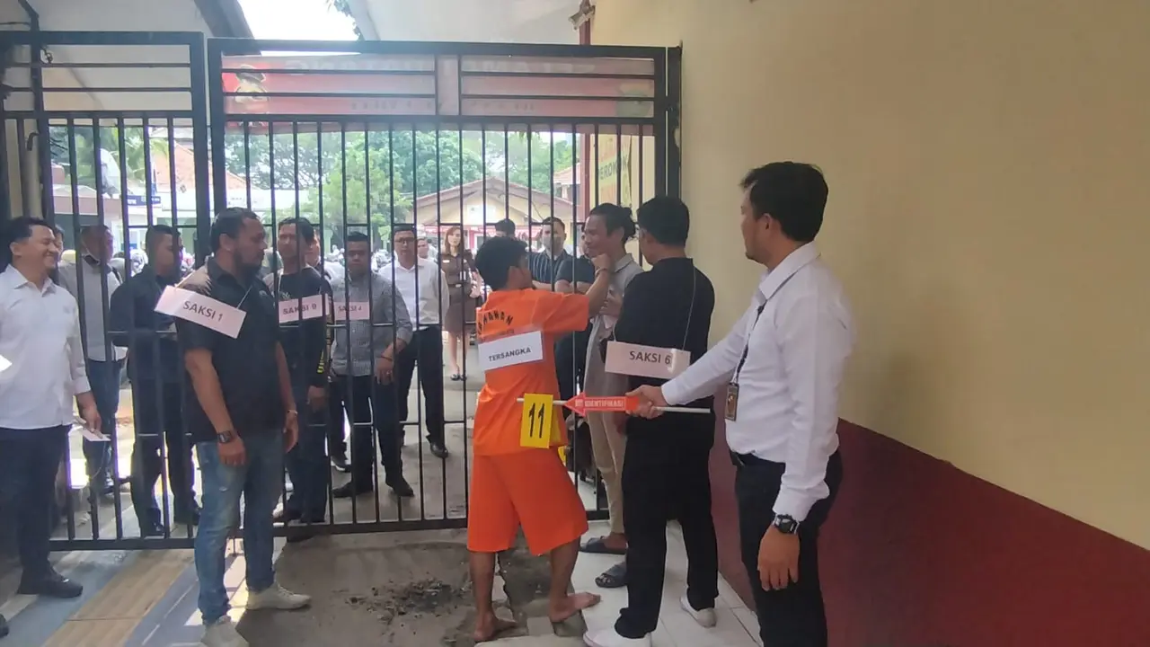 Kepolisian Polres Tangerang Kota  melakukan rekonstruksi pada Senin (21/8/2023) (Istimewa)