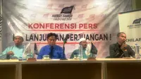 HTI memutuskan untuk banding atas putusan PTUN. (Liputan6.com/Fachrur Rozie)