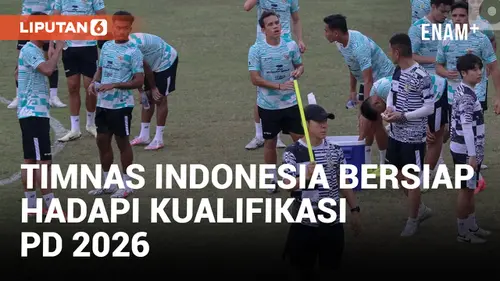 VIDEO: Hadapi 2 Laga Penting di Kualifikasi Piala Dunia 2026, Indonesia Gelar Latihan Terbuka