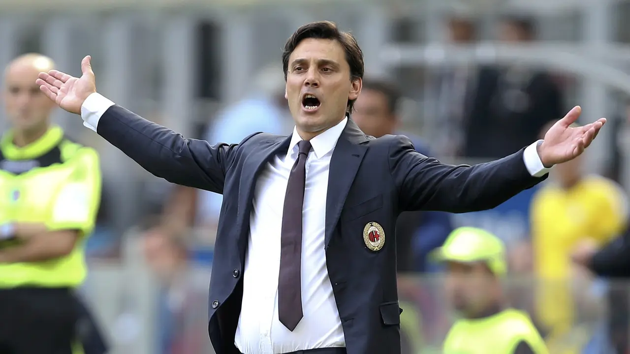 Pelatih AC Milan Vincenzo Montella (Reuters)