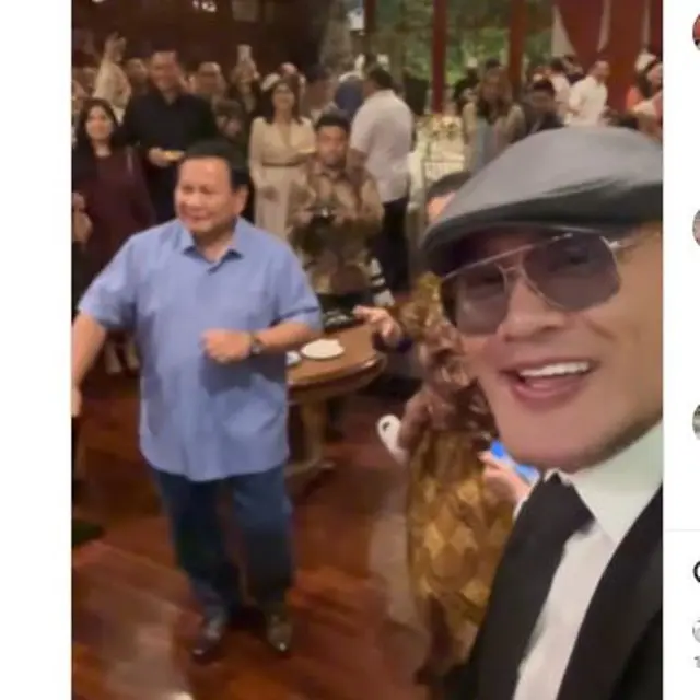 Momen Langka, Prabowo Berjoget Sebelum Potong Tumpeng di Perayaan Ulang Tahun ke-72