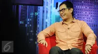 Pemain film, Tommy Kurniawan saat menjadi bintang tamu dalam acara Dear Haters di Liputan6.com di SCTV Tower, Jakarta (Liputan/Gempur M. Surya)