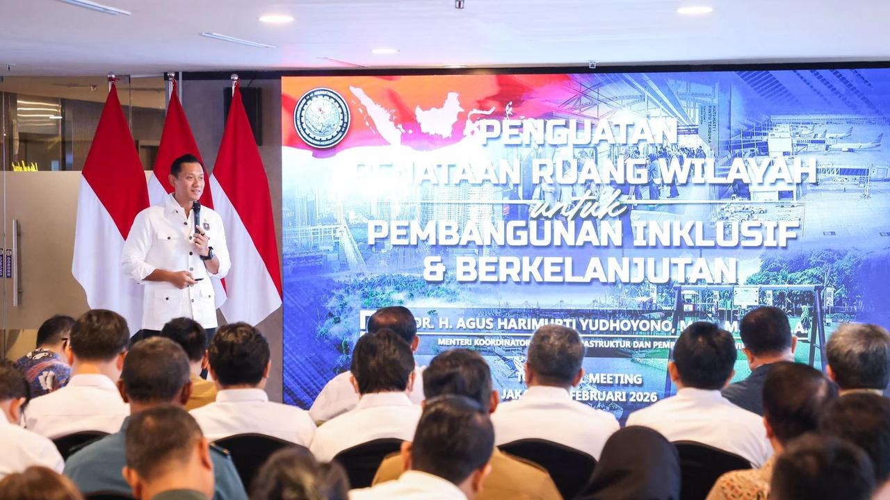 FOTO: AHY Dorong Tata Ruang Jadi Fondasi Pembangunan Berkelanjutan